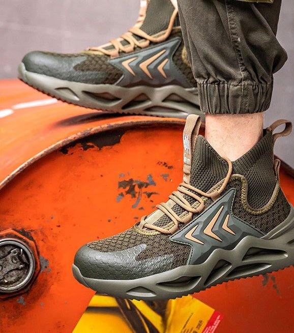 Men’s Protective Steel-Head Work Shoes — Anti-Collision & Anti-Piercing Design - Image 3